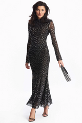 Crystal-Embellished Mesh Maxi Dress | Dress In Beauty Crystal-Embellished Mesh Maxi Dress | Dress In Beauty