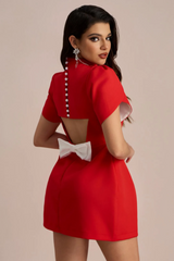 Adela Cut-out Bowknot Mini Dress | Dress In Beauty Adela Cut-out Bowknot Mini Dress | Dress In Beauty