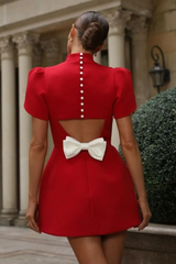 Adela Cut-out Bowknot Mini Dress | Dress In Beauty Adela Cut-out Bowknot Mini Dress | Dress In Beauty