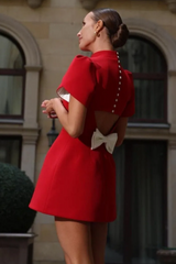 Adela Cut-out Bowknot Mini Dress | Dress In Beauty Adela Cut-out Bowknot Mini Dress | Dress In Beauty