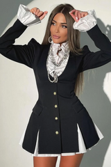 Mandy Long Sleeve Ruffle Shirt Dress | Dress In Beauty Mandy Long Sleeve Ruffle Shirt Dress | Dress In Beauty