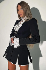 Mandy Long Sleeve Ruffle Shirt Dress | Dress In Beauty Mandy Long Sleeve Ruffle Shirt Dress | Dress In Beauty