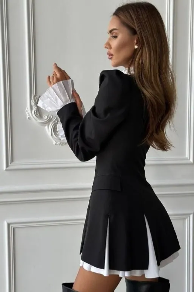 Mandy Long Sleeve Ruffle Shirt Dress | Dress In Beauty Mandy Long Sleeve Ruffle Shirt Dress | Dress In Beauty