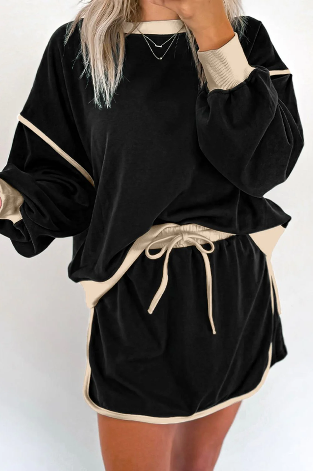 Rosey Red Pullover & Skort Set | Dress In Beauty Rosey Red Pullover & Skort Set | Dress In Beauty