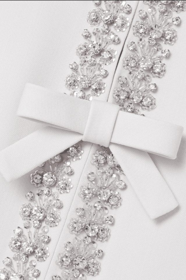 Zoe Bowknot Crystal-Embellished Midi Dress | Dress In Beauty Zoe Bowknot Crystal-Embellished Midi Dress | Dress In Beauty