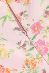 Clarabelle Pink Meadow Print Cotton Sundress | Dress In Beauty Clarabelle Pink Meadow Print Cotton Sundress | Dress In Beauty