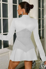 Keilani Red Long Sleeve Mini Dress | Dress In Beauty Keilani Red Long Sleeve Mini Dress | Dress In Beauty