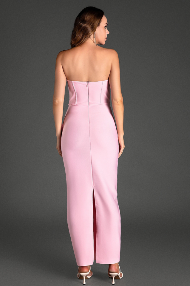 Marwond Corset Strapless 3D Floral Dress | Dress In Beauty Marwond Corset Strapless 3D Floral Dress | Dress In Beauty