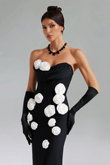 Marwond Corset Strapless 3D Floral Dress | Dress In Beauty Marwond Corset Strapless 3D Floral Dress | Dress In Beauty