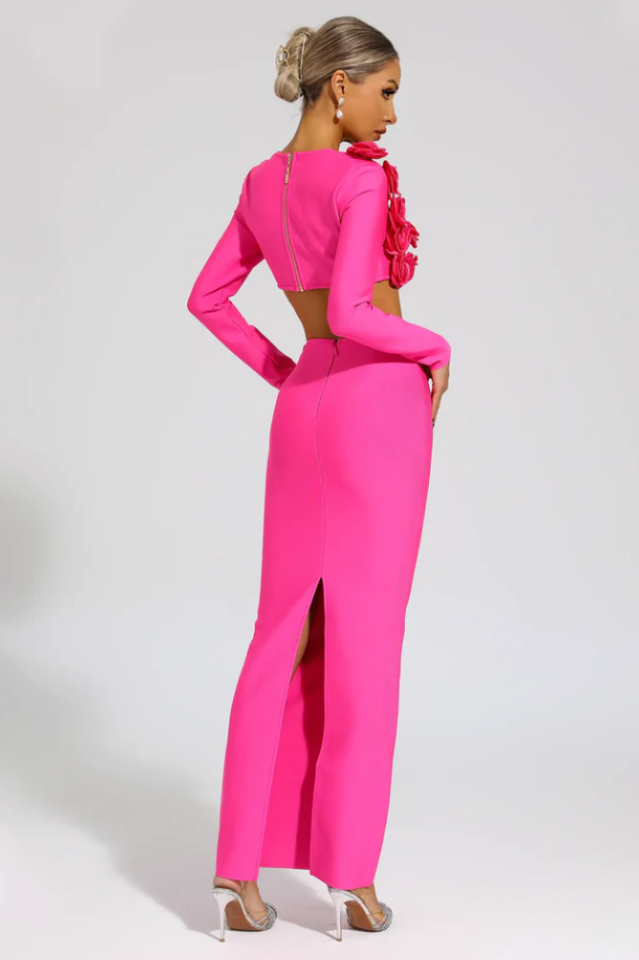 Dellis Flower Bandage Skirt Set | Dress In Beauty Dellis Flower Bandage Skirt Set | Dress In Beauty