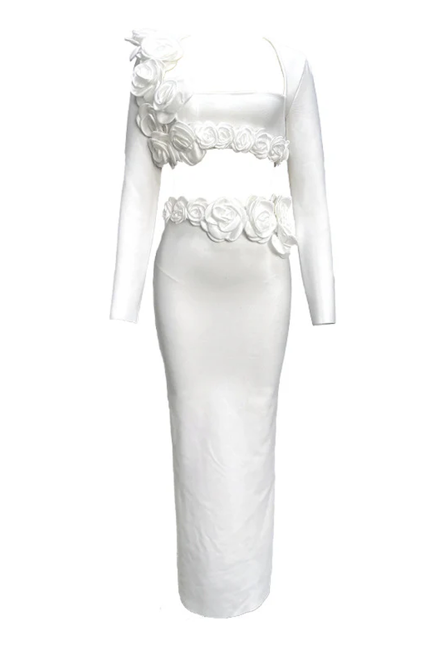 Dellis Flower Bandage Skirt Set | Dress In Beauty Dellis Flower Bandage Skirt Set | Dress In Beauty