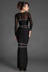 Boyle Black Mesh Bandage Dress | Dress In Beauty Boyle Black Mesh Bandage Dress | Dress In Beauty