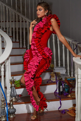 Yemi One Shoulder Ruched Bandage Dress | Dress In Beauty Yemi One Shoulder Ruched Bandage Dress | Dress In Beauty