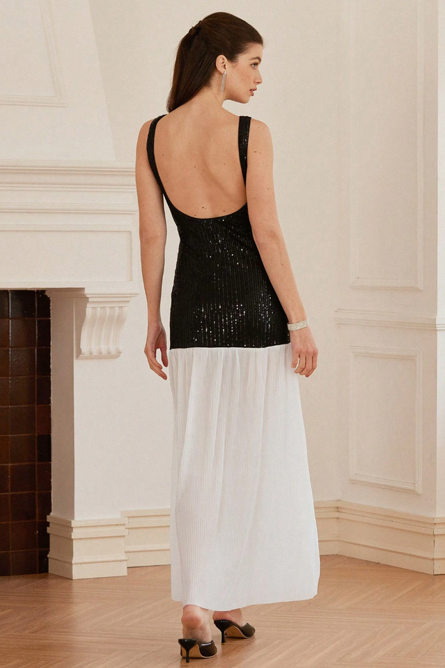 Gabrielle Patchwork Backless Maxi Dress | Dress In Beauty Gabrielle Patchwork Backless Maxi Dress | Dress In Beauty