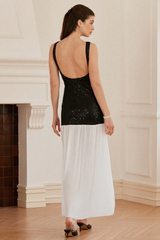 Gabrielle Patchwork Backless Maxi Dress | Dress In Beauty Gabrielle Patchwork Backless Maxi Dress | Dress In Beauty