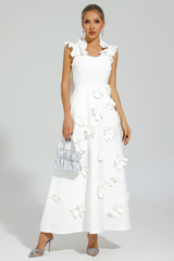 Ansel White Flower Slip Dress | Dress In Beauty Ansel White Flower Slip Dress | Dress In Beauty