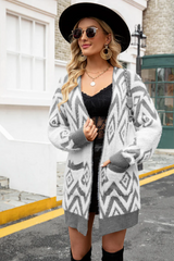 Argyle Open Front Pocket Cardigan | Dress In Beauty Argyle Open Front Pocket Cardigan | Dress In Beauty