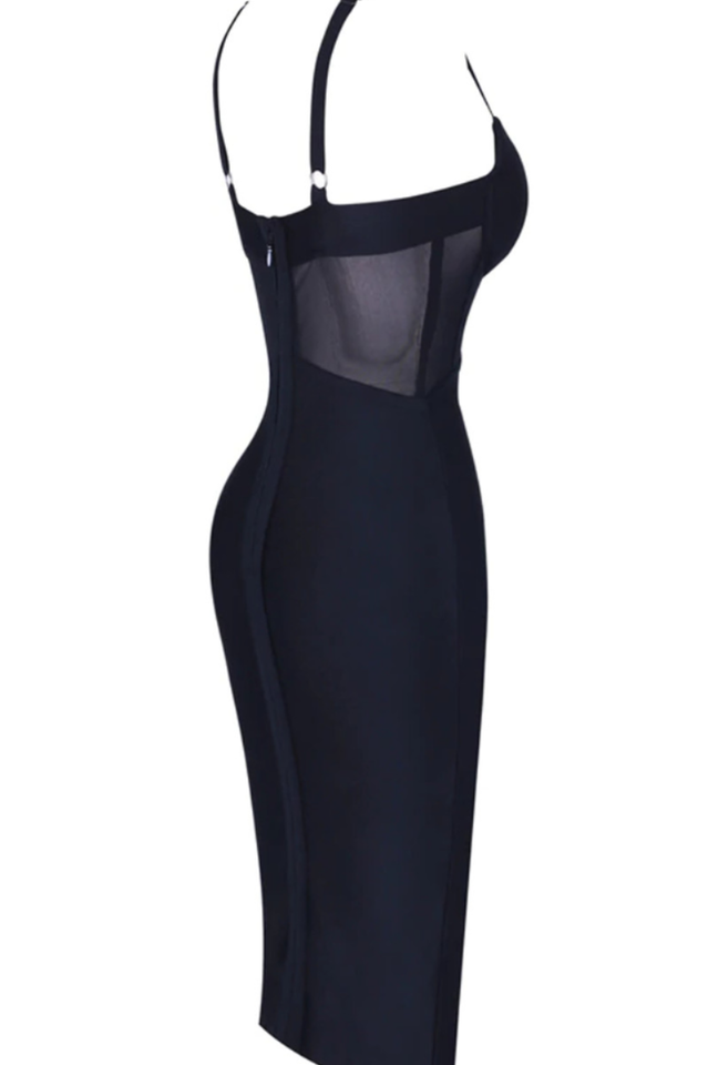 Structured Mesh Midi Dress | Dress In Beauty Structured Mesh Midi Dress | Dress In Beauty