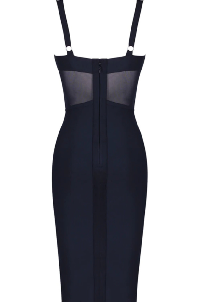 Structured Mesh Midi Dress | Dress In Beauty Structured Mesh Midi Dress | Dress In Beauty