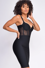Structured Mesh Midi Dress | Dress In Beauty Structured Mesh Midi Dress | Dress In Beauty