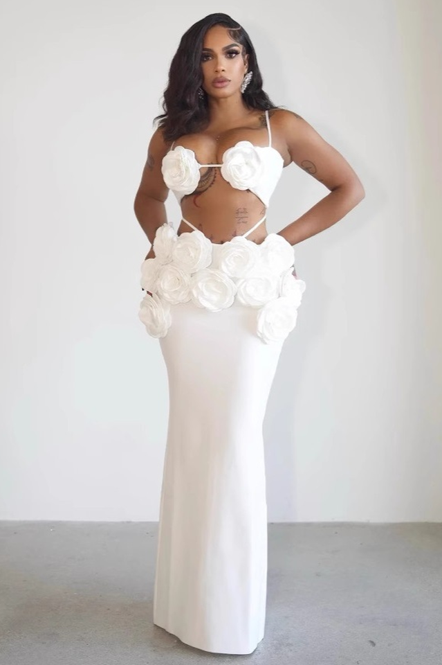 Irma Flower Bandage Skirt Set | Dress In Beauty Irma Flower Bandage Skirt Set | Dress In Beauty