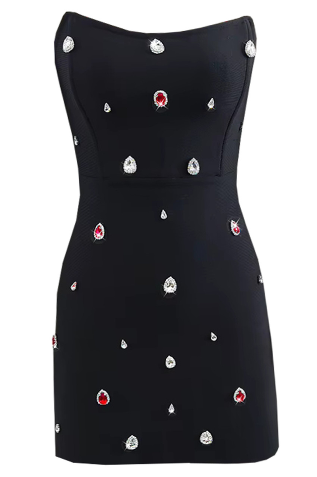 Strapless Sequined Bandage Mini Dress | Dress In Beauty Strapless Sequined Bandage Mini Dress | Dress In Beauty