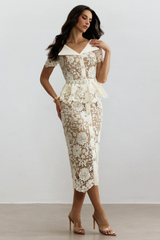 Larina Floral Lace Midi Dress | Dress In Beauty Larina Floral Lace Midi Dress | Dress In Beauty