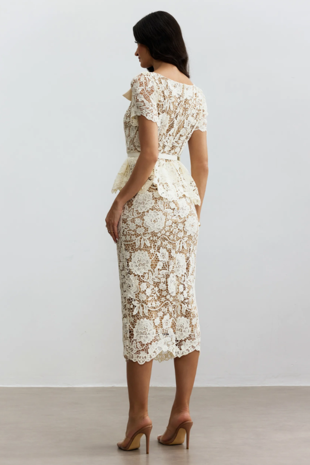 Larina Floral Lace Midi Dress | Dress In Beauty Larina Floral Lace Midi Dress | Dress In Beauty