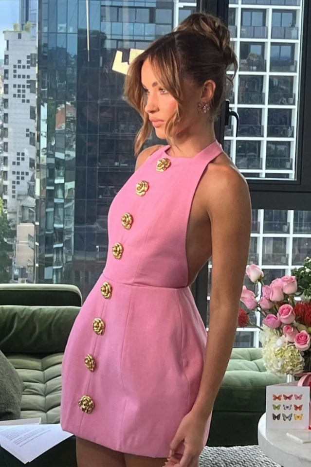 Rebecca Halter Backless Mini Dress | Dress In Beauty Rebecca Halter Backless Mini Dress | Dress In Beauty