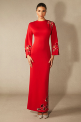 Sharon Long Sleeve Hollow Maxi Dress | Dress In Beauty Sharon Long Sleeve Hollow Maxi Dress | Dress In Beauty