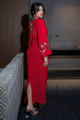 Sharon Long Sleeve Hollow Maxi Dress | Dress In Beauty Sharon Long Sleeve Hollow Maxi Dress | Dress In Beauty