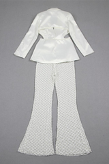 Ossie Pearl Embellished Cutout Blazer Set | Dress In Beauty Ossie Pearl Embellished Cutout Blazer Set | Dress In Beauty