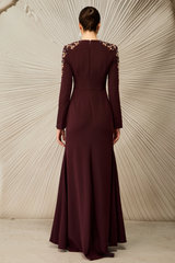 Abigail Embellished V-Neck Maxi Dress | Dress In Beauty Abigail Embellished V-Neck Maxi Dress | Dress In Beauty