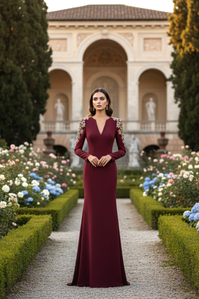 Abigail Embellished V-Neck Maxi Dress | Dress In Beauty Abigail Embellished V-Neck Maxi Dress | Dress In Beauty