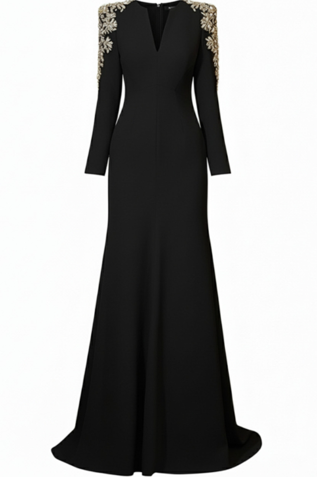 Abigail Embellished V-Neck Maxi Dress | Dress In Beauty Abigail Embellished V-Neck Maxi Dress | Dress In Beauty