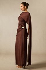 Aubrie Draped Cape Maxi Dress | Dress In Beauty Aubrie Draped Cape Maxi Dress | Dress In Beauty