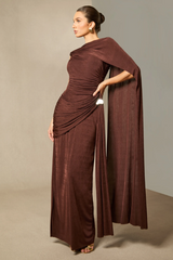 Aubrie Draped Cape Maxi Dress | Dress In Beauty Aubrie Draped Cape Maxi Dress | Dress In Beauty