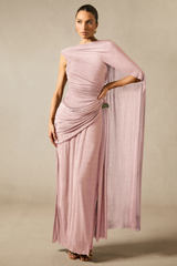 Aubrie Draped Cape Maxi Dress | Dress In Beauty Aubrie Draped Cape Maxi Dress | Dress In Beauty