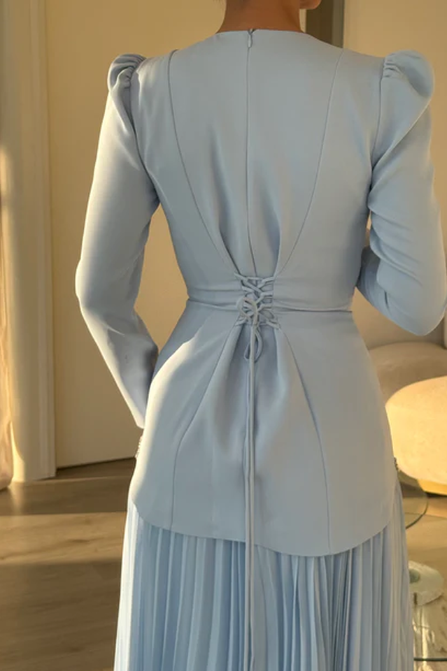 Athena Top & Pleated Skirt Set | Dress In Beauty Athena Top & Pleated Skirt Set | Dress In Beauty