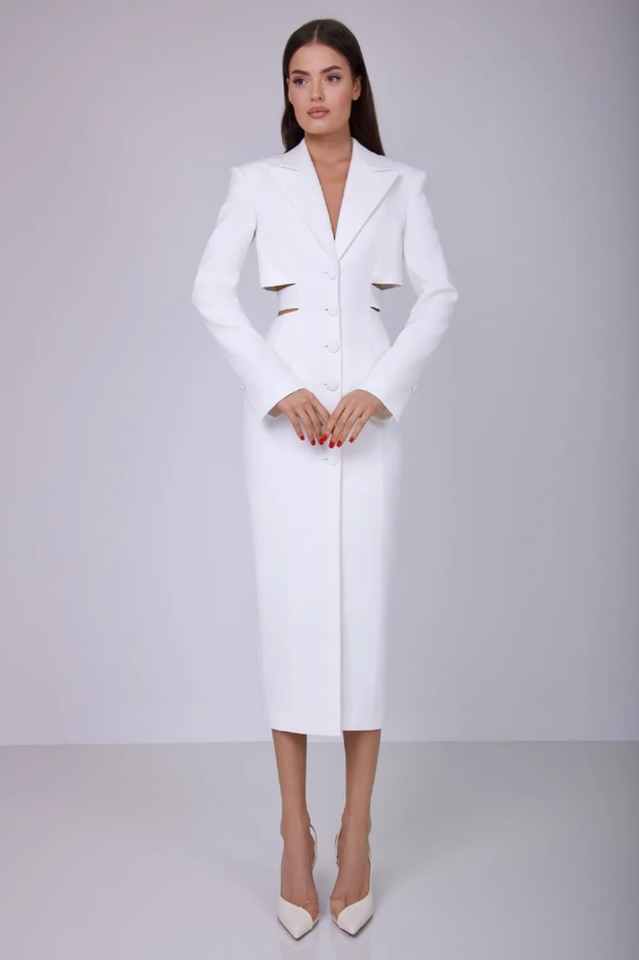 Antonia Cut Out Blazer Midi Dress | Dress In Beauty Antonia Cut Out Blazer Midi Dress | Dress In Beauty