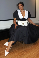 Athena Puff Sleeve Midi Dress | Dress In Beauty Athena Puff Sleeve Midi Dress | Dress In Beauty