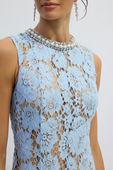 Ariana Floral Lace Sleeveless Midi Dress | Dress In Beauty Ariana Floral Lace Sleeveless Midi Dress | Dress In Beauty