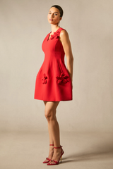 Bertina Floral Applique Mini Dress | Dress In Beauty Bertina Floral Applique Mini Dress | Dress In Beauty