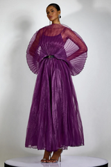 Amanda Semi-sheer Pleated Maxi Dress | Dress In Beauty Amanda Semi-sheer Pleated Maxi Dress | Dress In Beauty