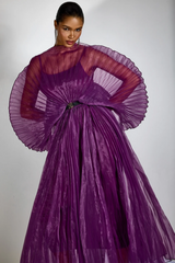 Amanda Semi-sheer Pleated Maxi Dress | Dress In Beauty Amanda Semi-sheer Pleated Maxi Dress | Dress In Beauty