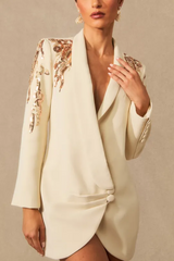 Kallie Sequin Embellished Blazer Mini Dress | Dress In Beauty Kallie Sequin Embellished Blazer Mini Dress | Dress In Beauty