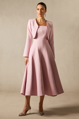 Cora Cropped Jacket + Midi Dress Set | Dress In Beauty Cora Cropped Jacket + Midi Dress Set | Dress In Beauty