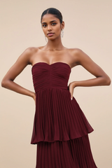 Anastasia Strapless Tiered Chiffon Maxi Dress | Dress In Beauty Anastasia Strapless Tiered Chiffon Maxi Dress | Dress In Beauty