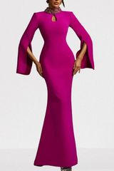 Laksha Cape Sleeve Cutout Maxi Dress | Dress In Beauty Laksha Cape Sleeve Cutout Maxi Dress | Dress In Beauty