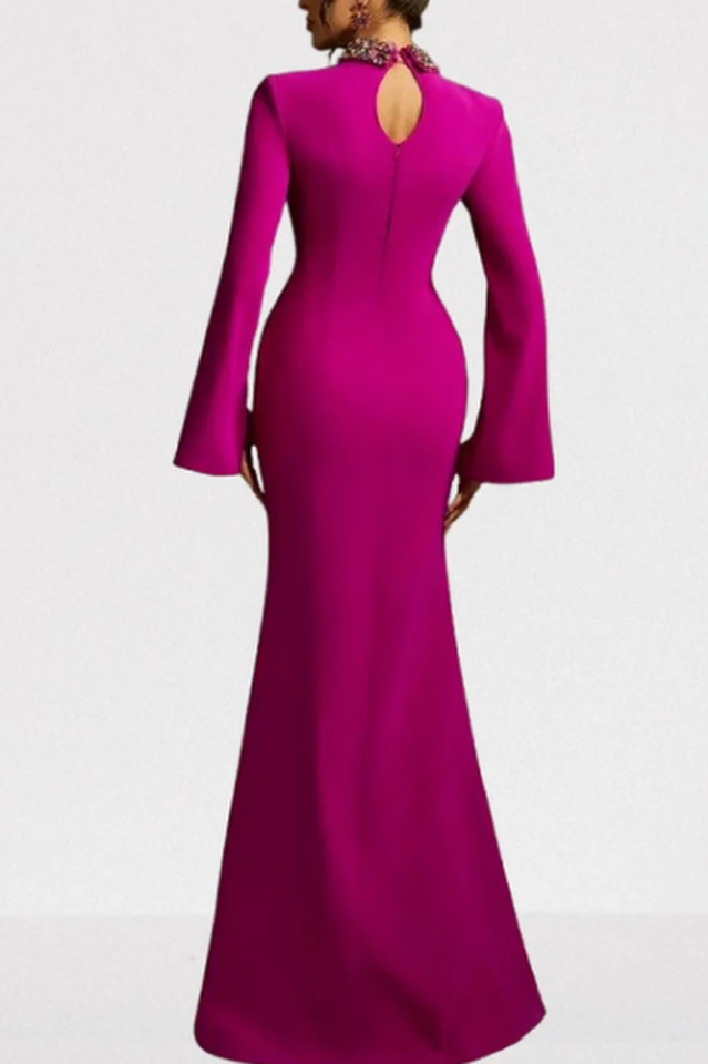 Laksha Cape Sleeve Cutout Maxi Dress | Dress In Beauty Laksha Cape Sleeve Cutout Maxi Dress | Dress In Beauty